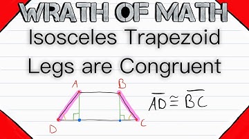 Proof: Isosceles Trapezoid Legs are Congruent | Geometry