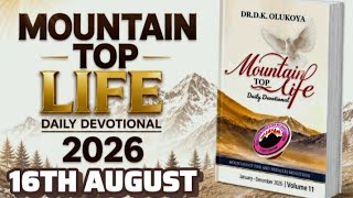 16 08-26 MOUNTAIN TOP LIFE DAILY DEVOTIONAL