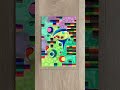 Abstract painting in colored pencils &amp; oil pastel &amp; relaxing art demonstration