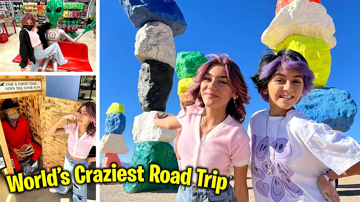 epic road trip to los angeles | Mercedes and Evang...