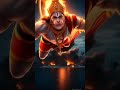🏹 आसमान को छूकर ☁️🙏 जय बजरंग बली 🙏 #love #ai #animation #bhakti #bajrangbali #shorts #hanuman