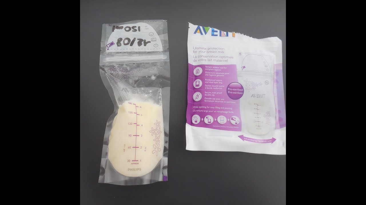 Sachet de conservation de lait maternel AVENT