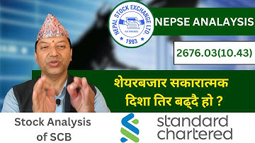 NEPSE Technical Analysis/NEPSE Daily Update/NEPSE Chart Analysis/SCB Analysis/Raju Paudel.