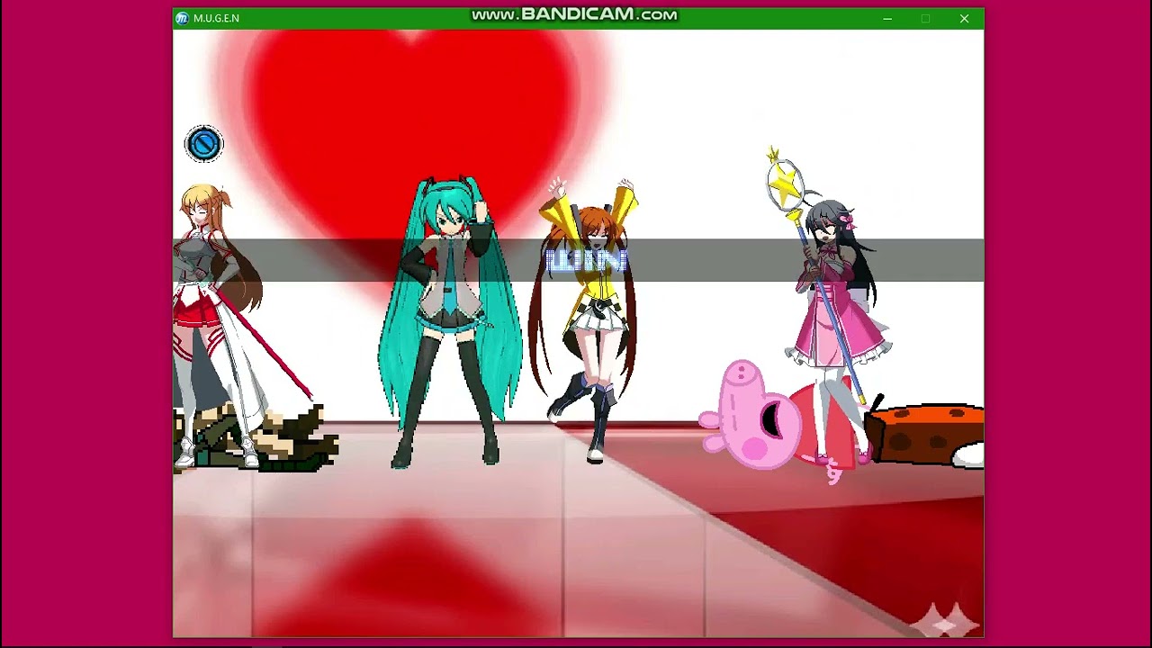 MUGEN SPECIALS: Happy Valentine Day💗🥰🍹🍫|Team Asuna VS team Gwen|MUGEN ALL STARS 1.1B🥳