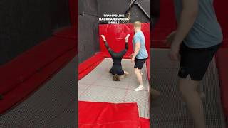 Trampoline Back Handspring Tutorial‼️#BackHandspring #TrampolineTraining
