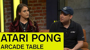 UNIS Technology Shows Off Their ATARI Pong Arcade Table | SQUAD Exclusive