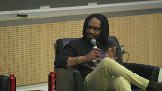 Roxane Gay moderated a panel discussion with Leslie Jamison, Tochi Onyebuchi, & Jacqueline Woodson.