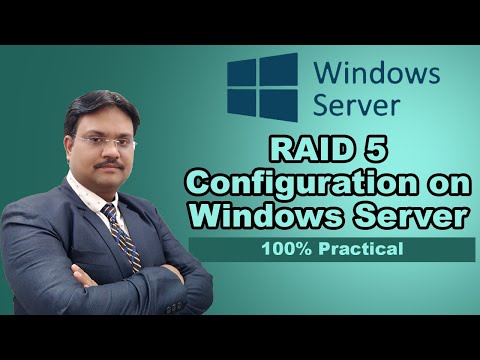 RAID 5 Configuration on Windows Server | 100% Practical | Hindi