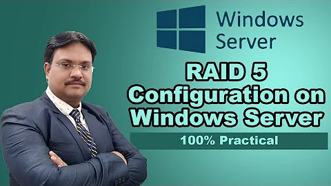 RAID 5 Configuration on Windows Server | 100% Practical | Hindi