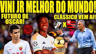 VINICIUS JUNIOR, CRIA DO FLAMENGO, VOA COM TÍTULO DA CHAMPIONS E GOL! FUTURO DE OSCAR! VASCO X FLA!