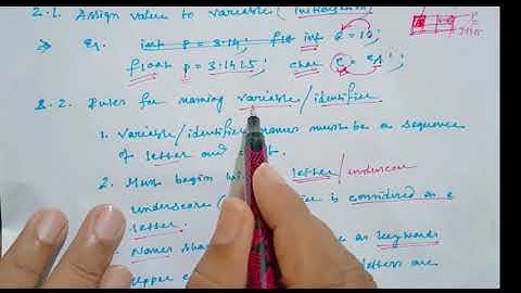 Variable in C  Assamese language