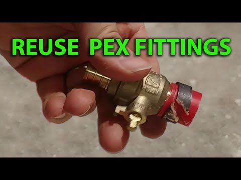 Vídeo: Você pode reutilizar os anéis de crimpagem PEX?
