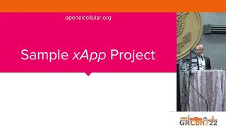 GRCon22 Open-Source SDR Platform for Enabling O-RAN Research, Prototyping, Testing- by Vuk Marojevic screenshot 2