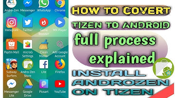 How to install androzen store on tizen| z1,z2,z3,z4|convert tizen to android|full process|new tpk|