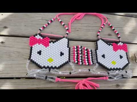 Hello kitty kandi tutorial 