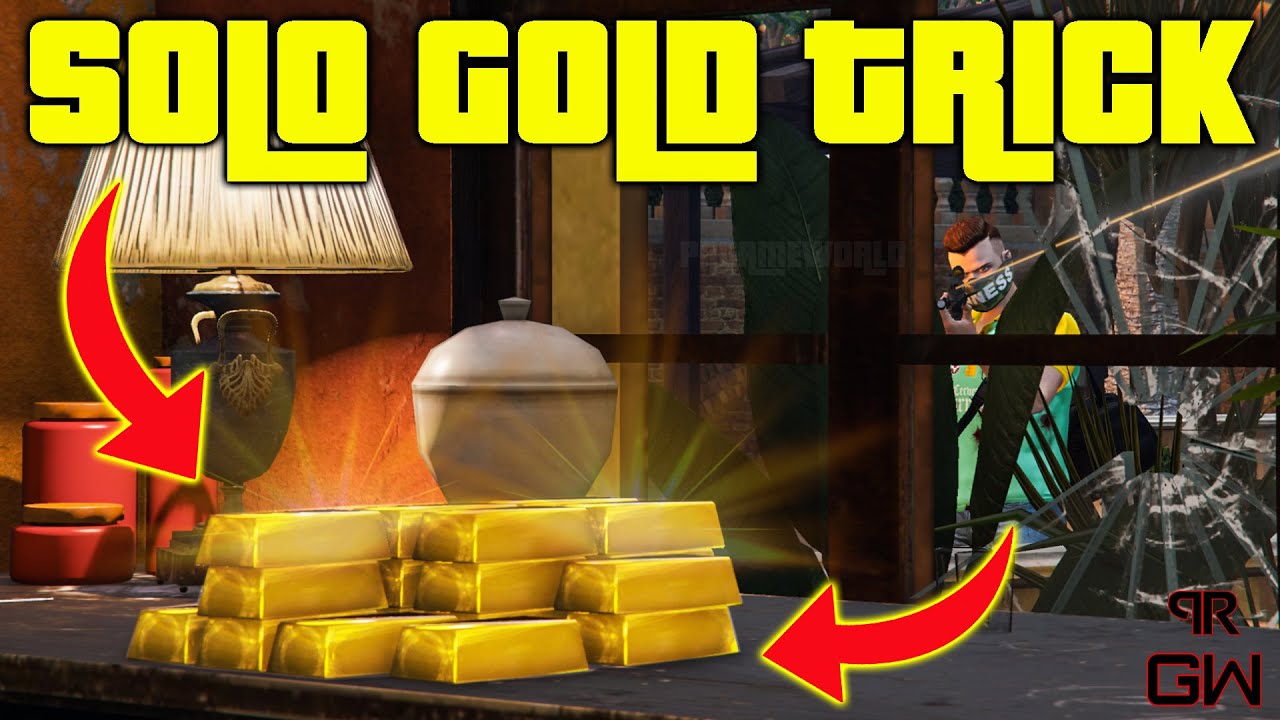 How to Get Gold SOLO Cayo Perico Heist trick - Secondary Loot - GTA 5