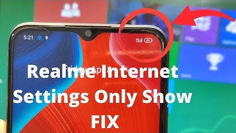Realme C21y C11 C25 Internet Settings | Realme Internet Show But Not Working Fix