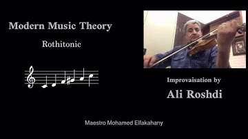 Rothitonic Scale, Pitch Class Set (0,2,5,8,9) Improvaisation for Violin