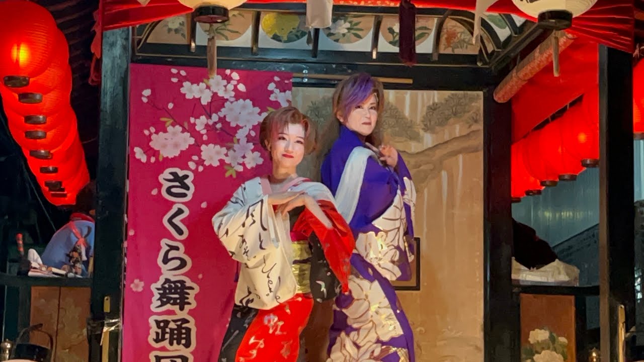 2024.7.28 桜八幡社夏越大祭　今在家区曳山巡行　さくら舞踊団　大分県国東市