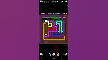 How To Solve Flow Free Courtyard Spin Level 81 11x11 Hard Board Walk Through Solution Walkthrough