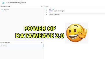 Online DataWeave Editor || Intro || Mule 4 || 2.0 - Sai Charan Mattaparthi