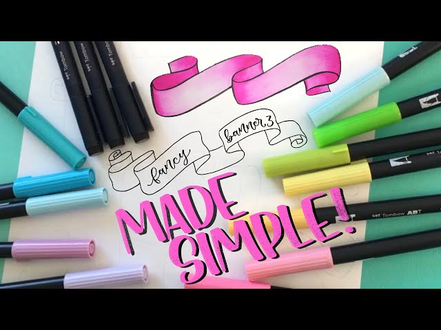 How To: Lettering With GLITTER Gel Pens! (Easy & Fun Tutorial for