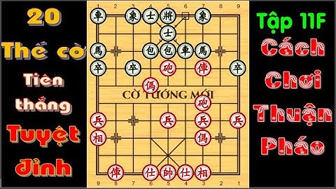 20 THẾ CỜ KHAI CUỘC TIÊN THẮNG TUYỆT ĐỈNH 11F