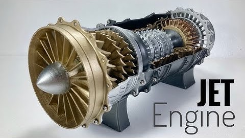 Building a Turbofan Jet Engine Scale Model Kit - Jet Fighter Engine Chengdu J-20