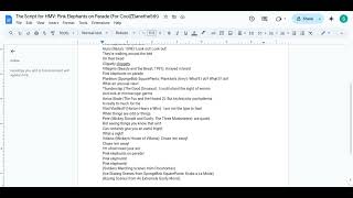 The Script For Hmv Pink Elephants On Parade For Coolzdanethe5Th