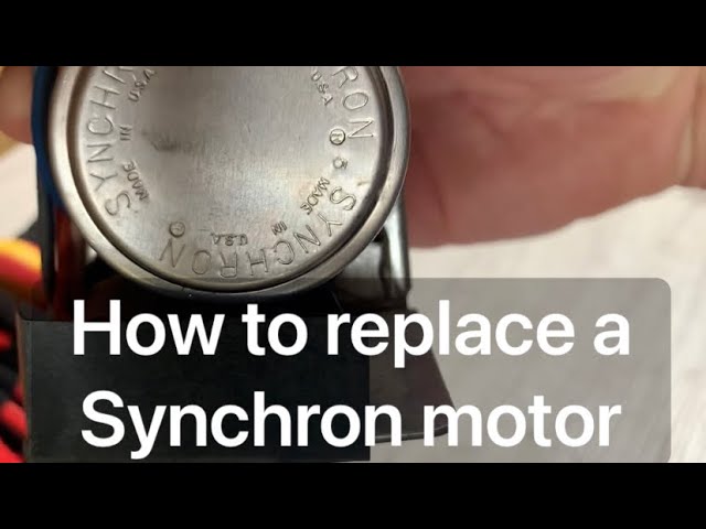 How to replace a synchron motor 