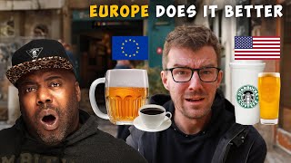 AMERICAN LIVING IN EUROPE REACTS TO USA vs EUROPE Cultural Differences