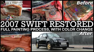 2007 Swift Restored & Repainted in Absolute Black | HINDI | Brotomotiv