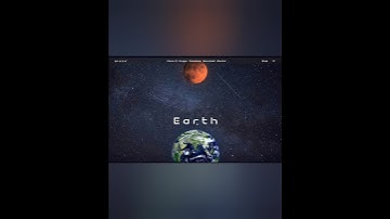 Space scrolling animation in Figma #animation #figma #space #planet