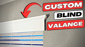 How to Make a Cheap DIY Window Blind Valance!