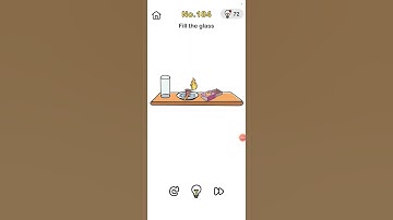 #shorts #youtubeshorts #viral #funny Brain out level 184 fill the glass
