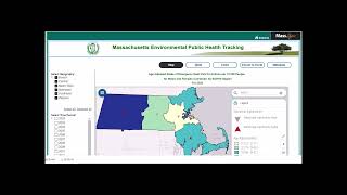 Massachusetts Environmental Public Health Tracking: Asthma Data Query Tutorial screenshot 2