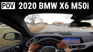 2020 BMW X6 M50i POV Drive