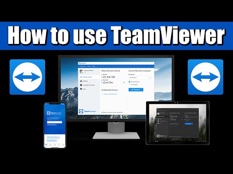 How to use Team Viewer 2021 (4k)