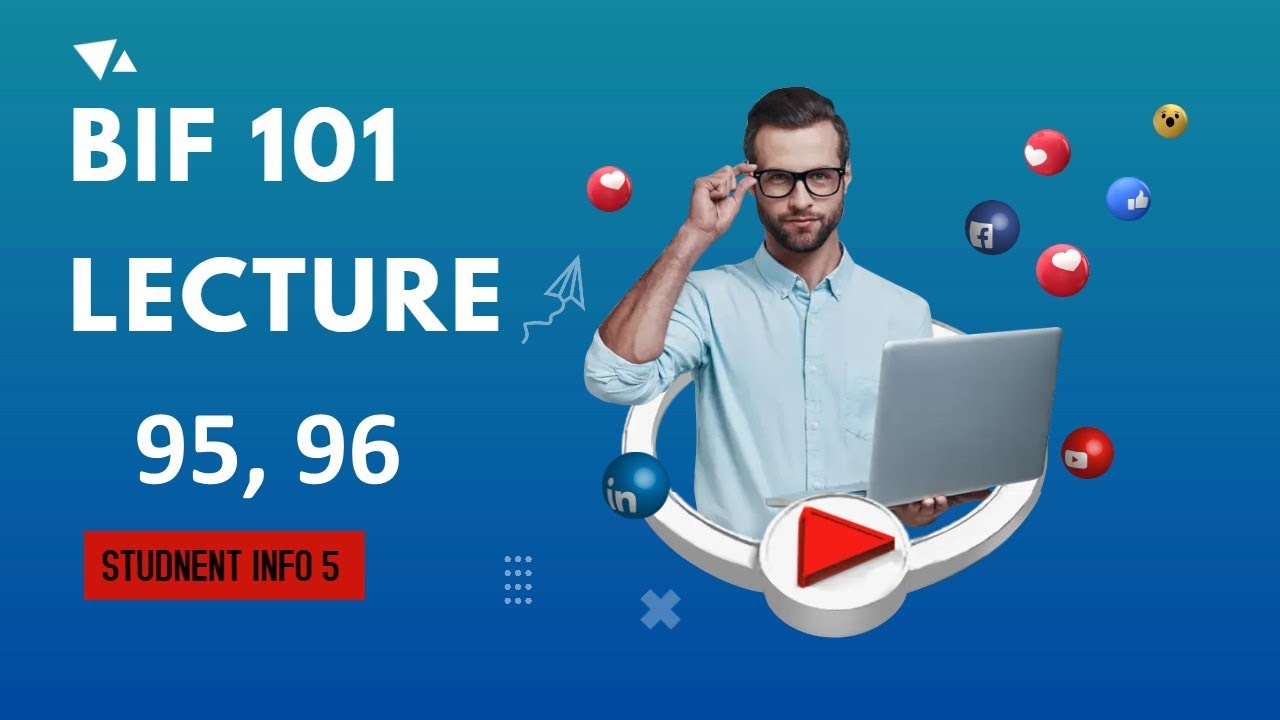 BIF101 LECTURES 95 to 96 _SHORT QUESTIONS, MCQS FOR FINAL TERM