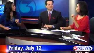 House explosion next to KIII studio... while on-air