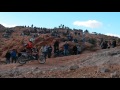 Dirt bike on potato salad hill moab Utah