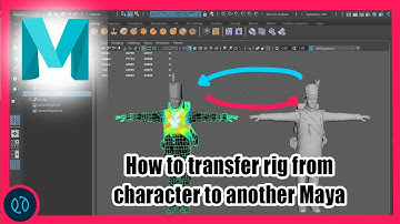 Transfer weights and rig from character to another Maya | 2021