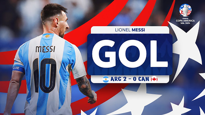 GOL DE LIONEL MESSI | ARGENTINA 2-0 CANADÁ | CONMEBOL COPA AMÉRICA USA 2024™