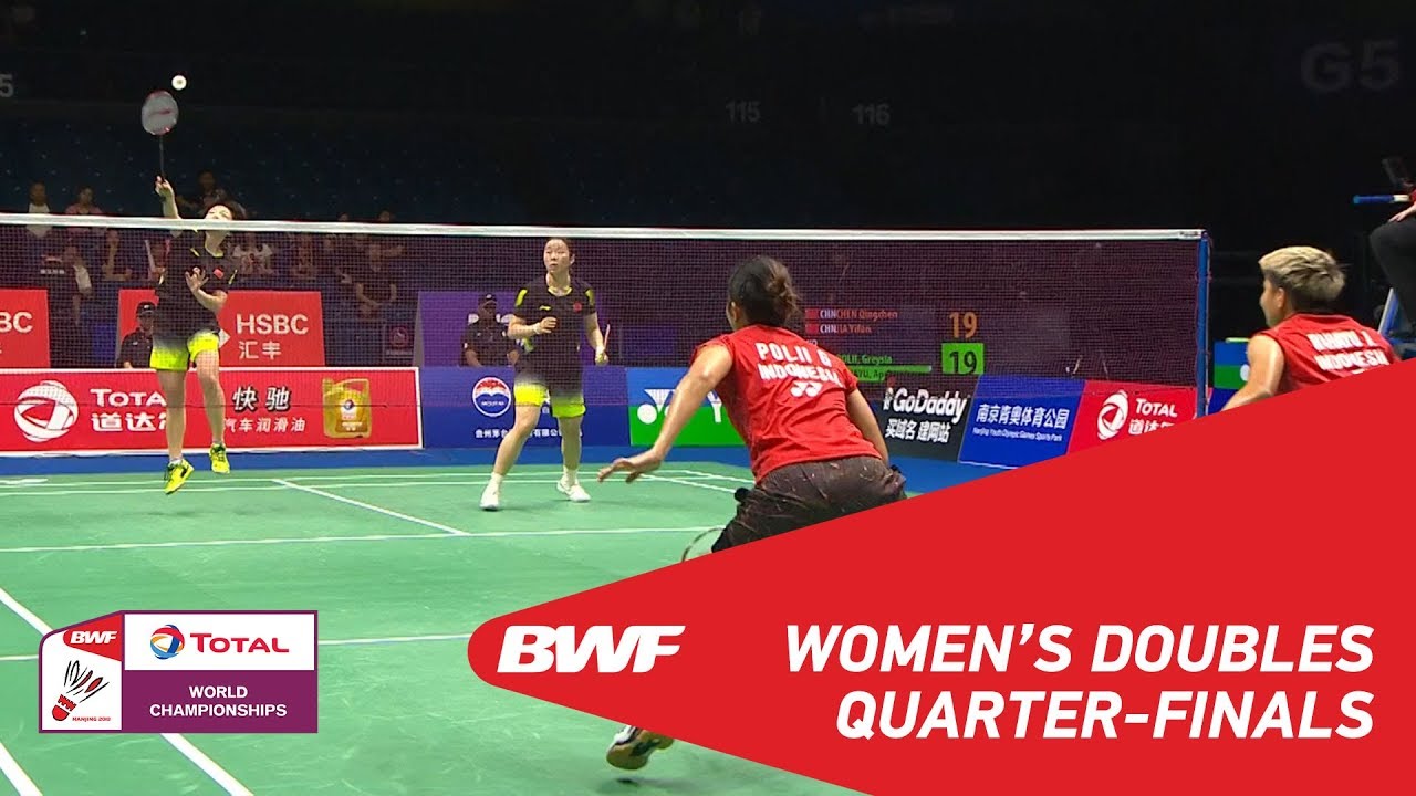 WD | CHEN/JIA (CHN) [1] vs POLII/RAHAYU (INA) [5] | BWF 2018