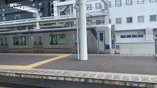 南海8300系普通車和歌山市行き　　泉佐野駅発車！