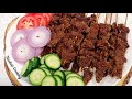 Brochettes de boeuf bien tendres et delicieuses  tchitchinga  beef suya