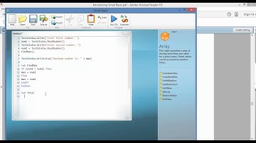 23 Variables in subroutines (Small Basic Tutorial)