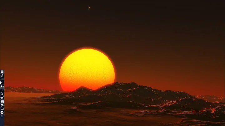 Sunrise on Planet RS 8474-914027690-791 2 in Space Engine