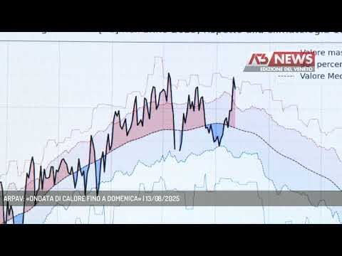 ARPAV: «ONDATA DI CALORE FINO A DOMENICA» | 13/08/2025