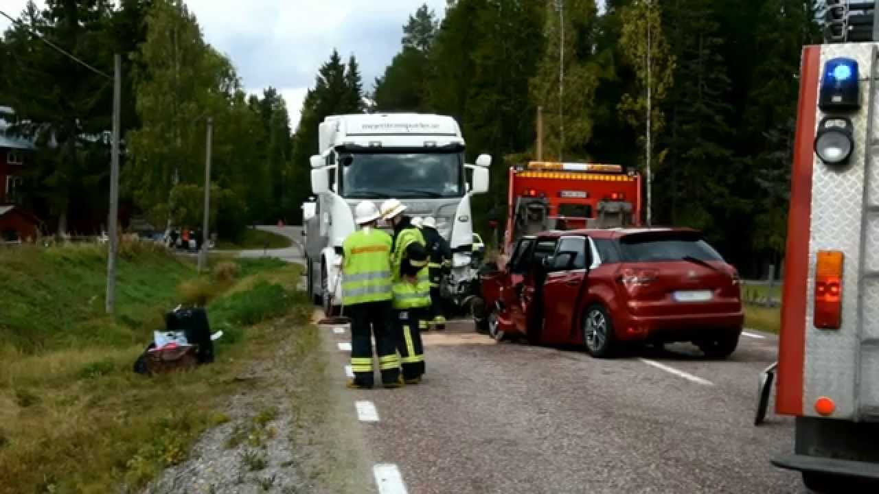 150913 - Holmsveden: Dödsolycka på väg 272